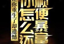 求推荐可以免费阅读让你重生了却遗憾,你怎么还顺便暴富了?小说的网站-够力荐小说推荐网